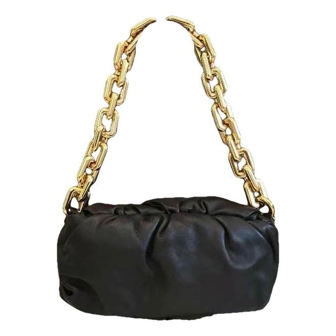 Chain Pouch leather handbag