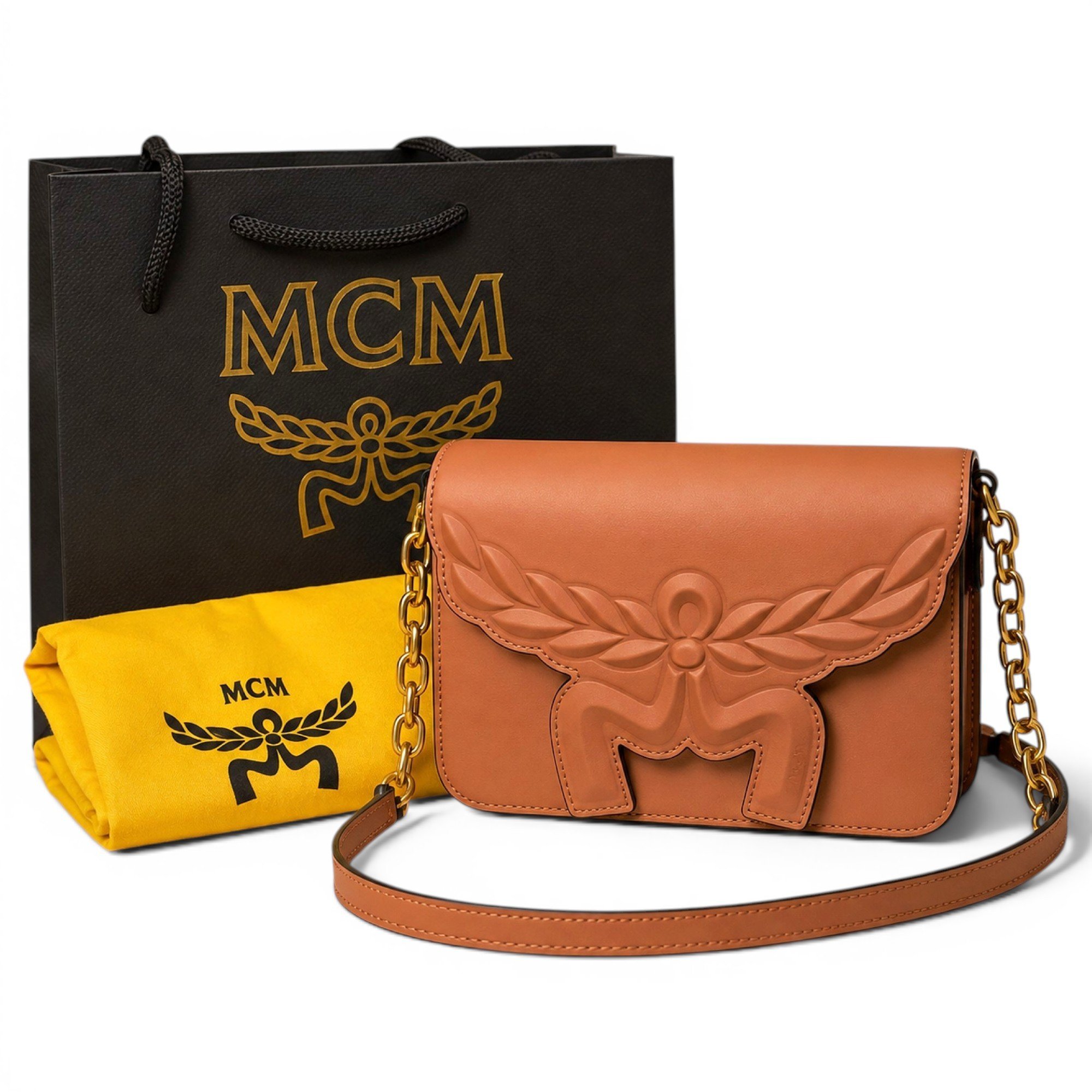 MCM Leather crossbody bag