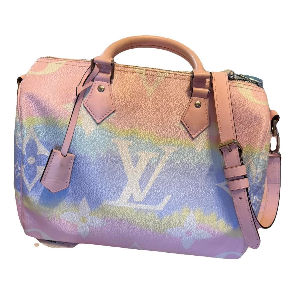 Louis Vuitton Speedy Bandoulière vegan leather handbag