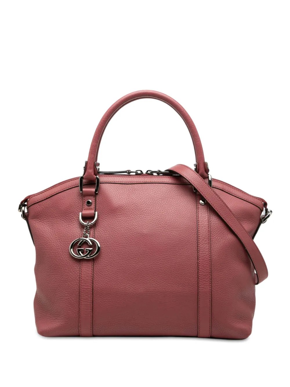 2000-2015 Medium Calfskin GG Charm Dome satchel