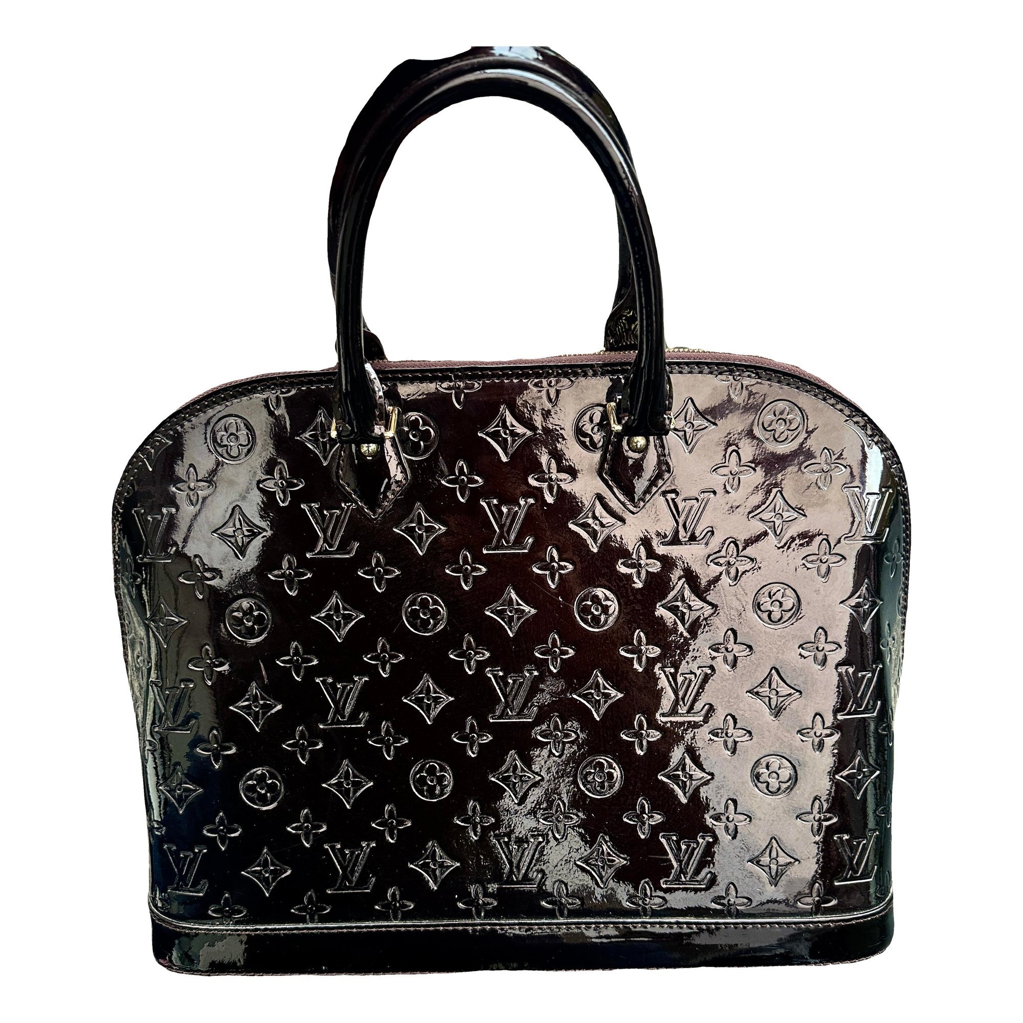 Alma patent leather handbag