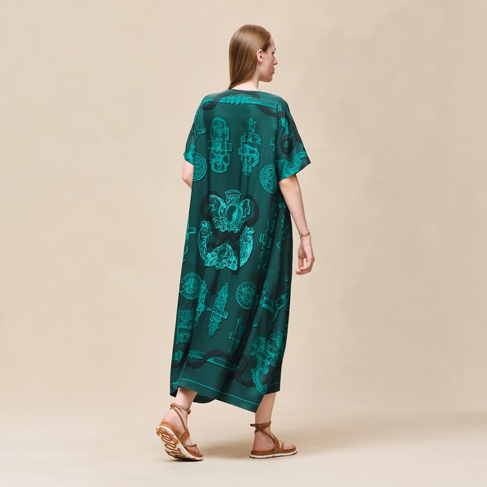 Vert Pin "Ferronnerie Remix" Caftan