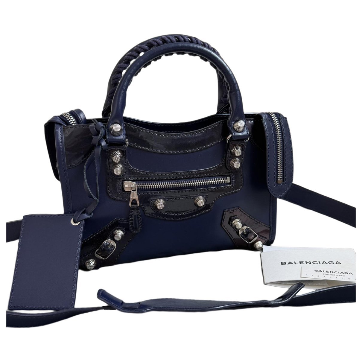 Leather mini bag