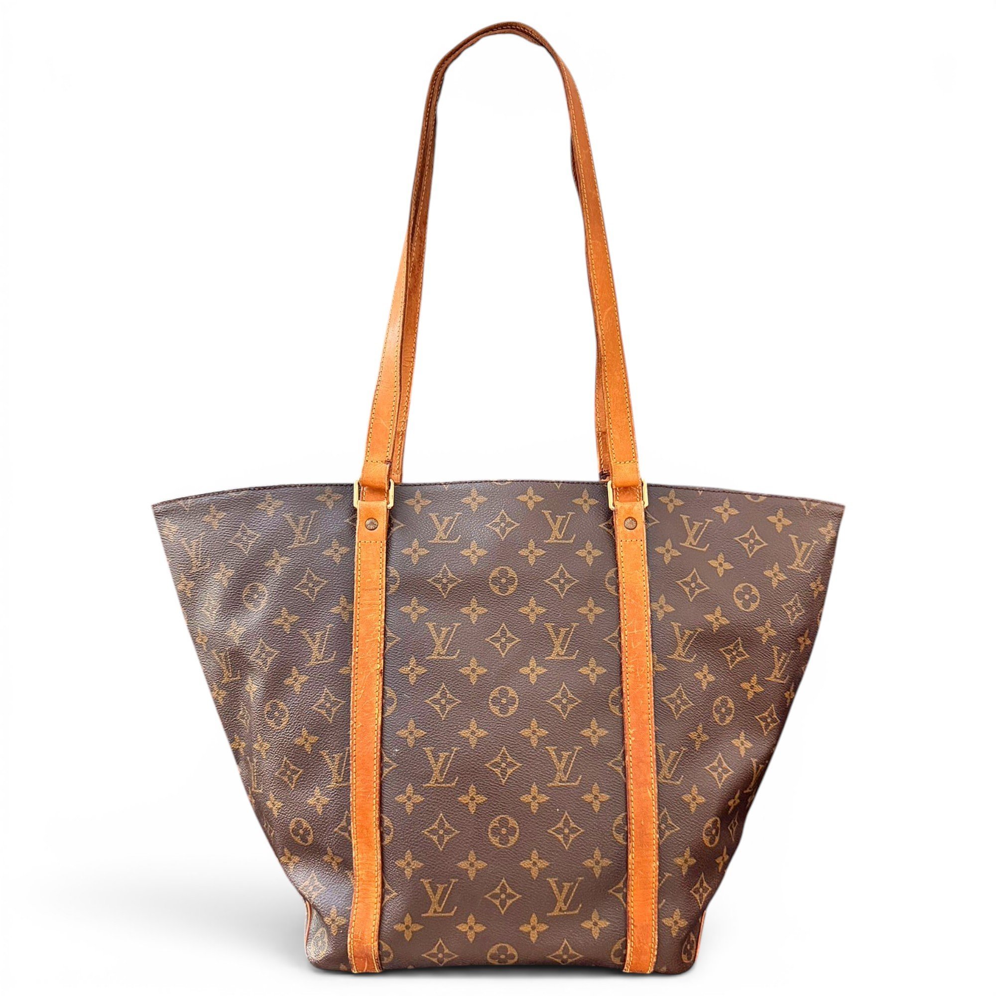 Shopping leather tote