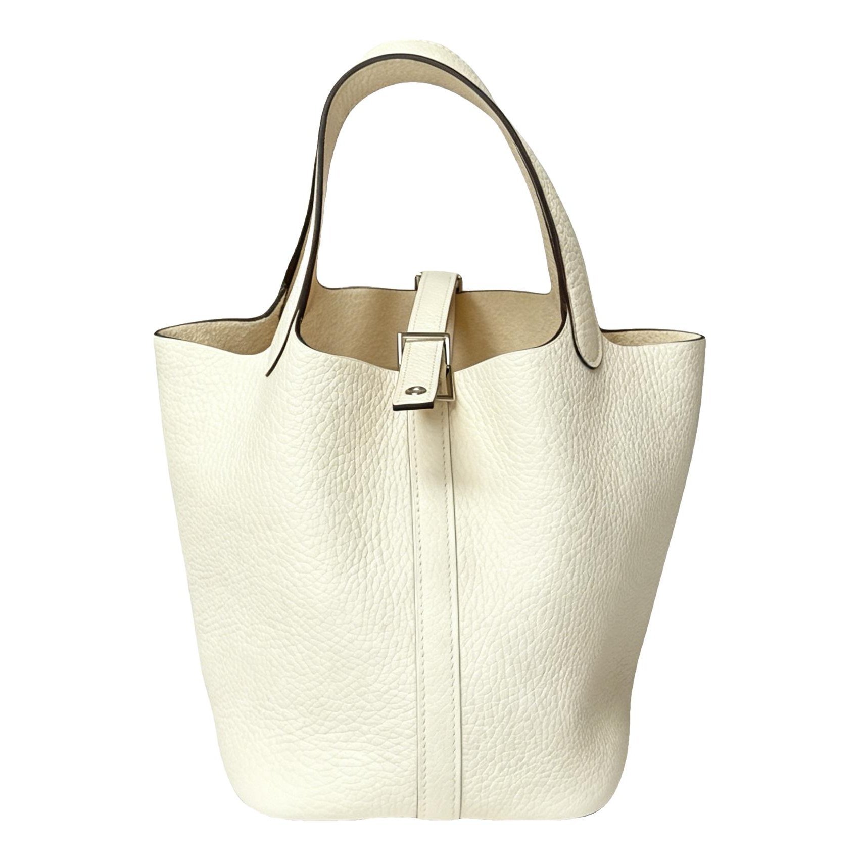 Picotin leather handbag