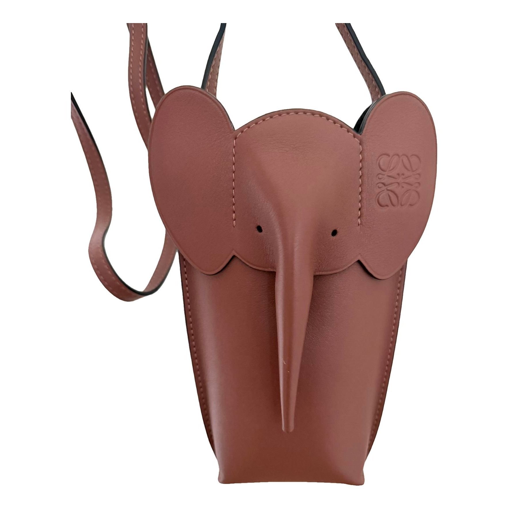 Animals leather handbag