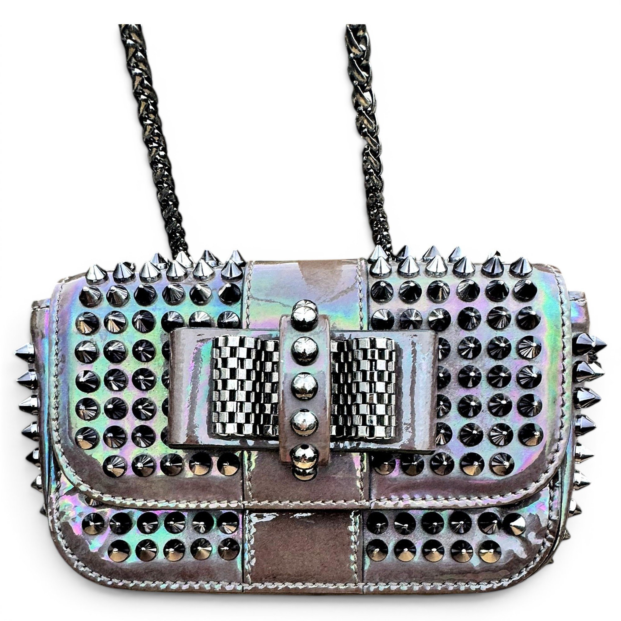 Sweet Charity patent leather crossbody bag
