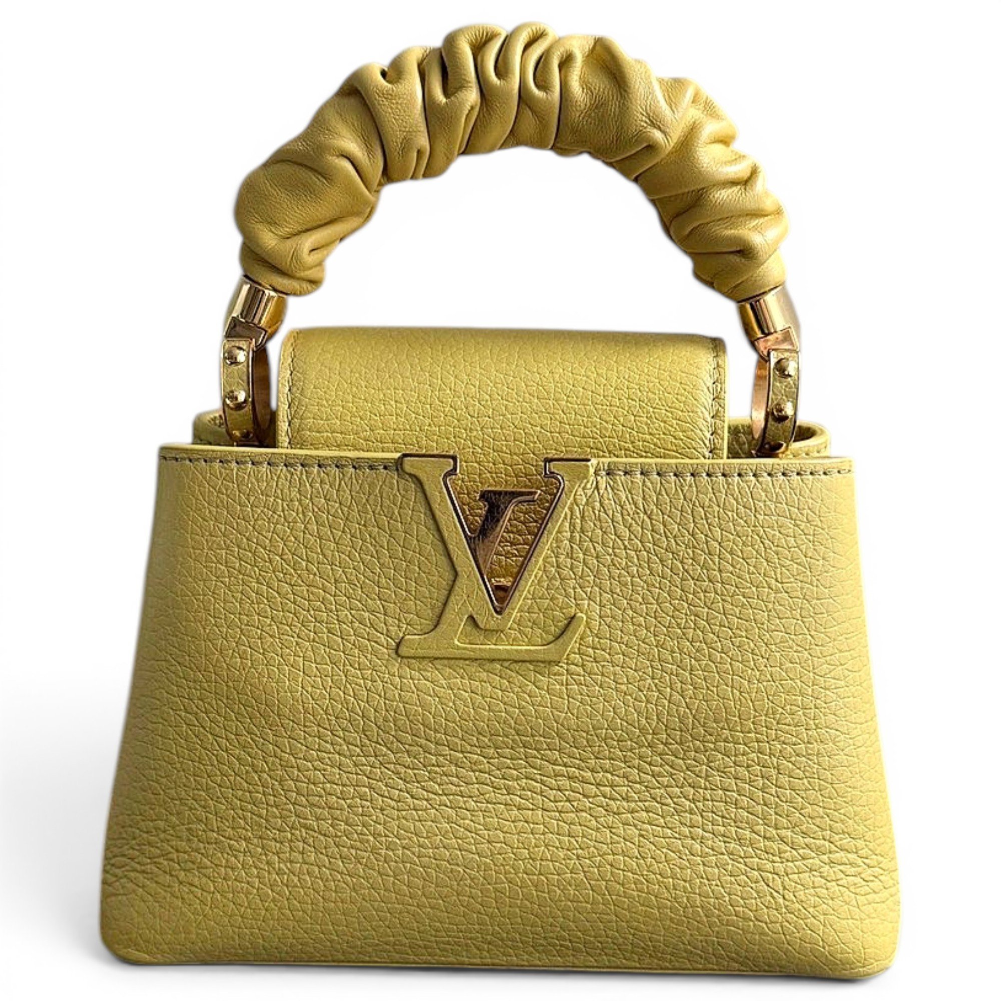 Capucines leather handbag
