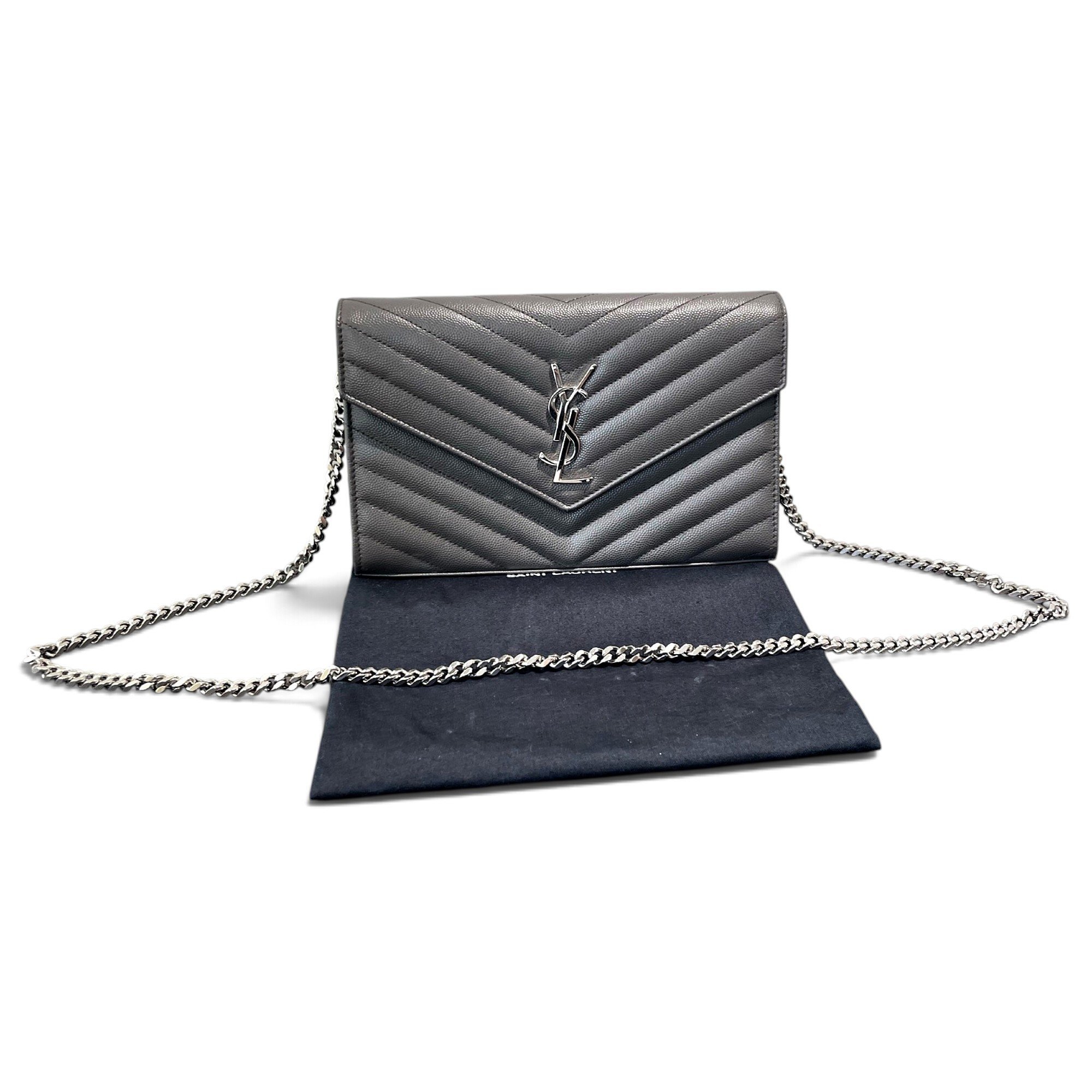 Portefeuille enveloppe leather handbag