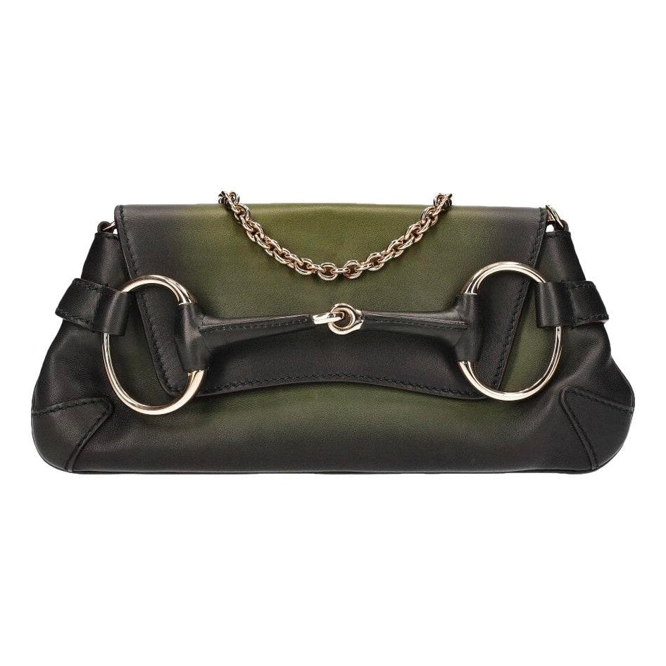 Horsebit Chain leather handbag