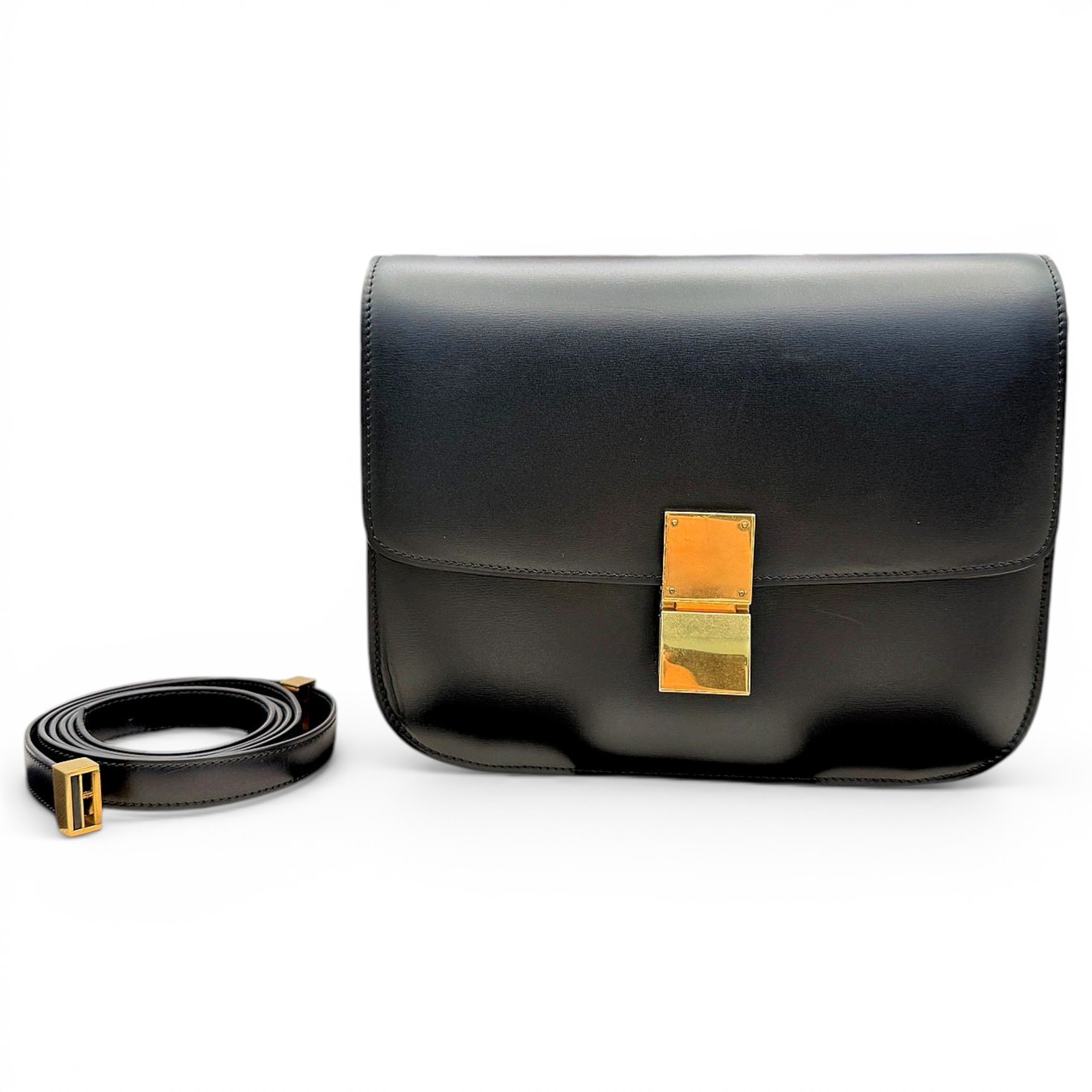 Classic leather handbag