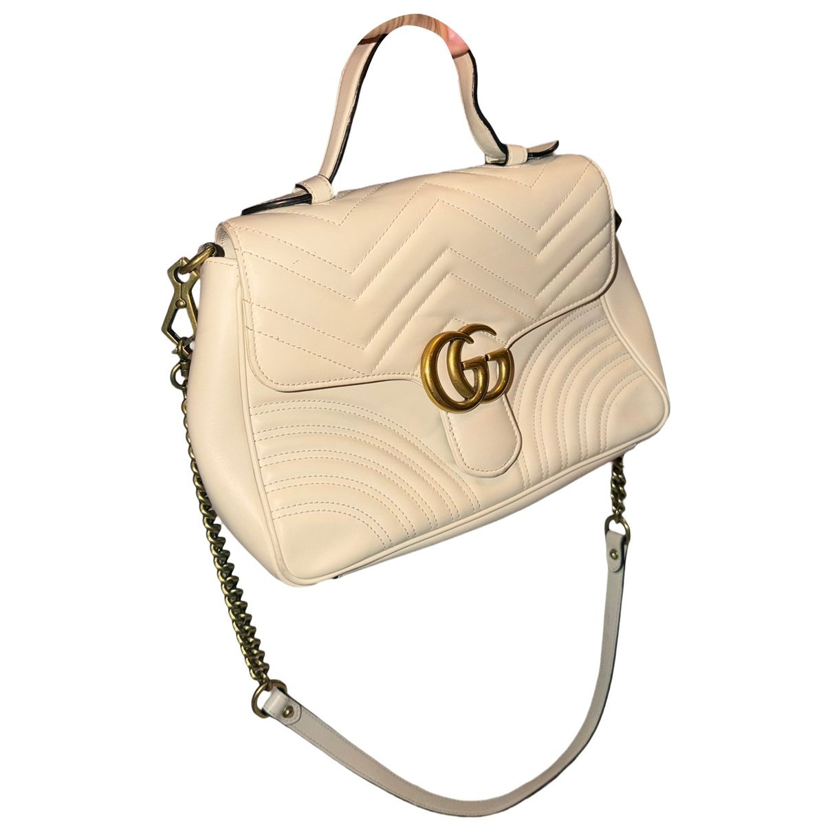 GG Marmont Flap leather handbag