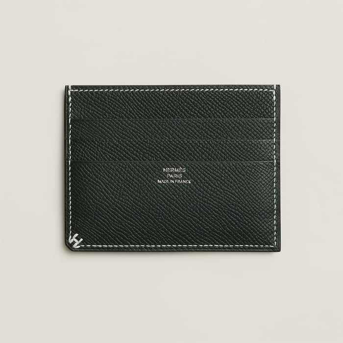 Vert Foncé H Sellier Card Holder
