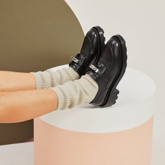 Noir First Oxford Shoe