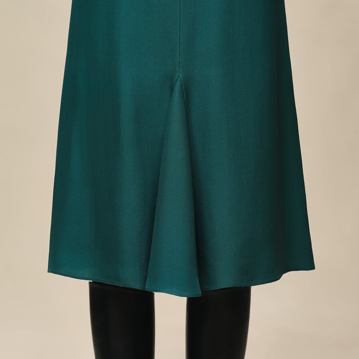 Vert Pin Flared Skirt