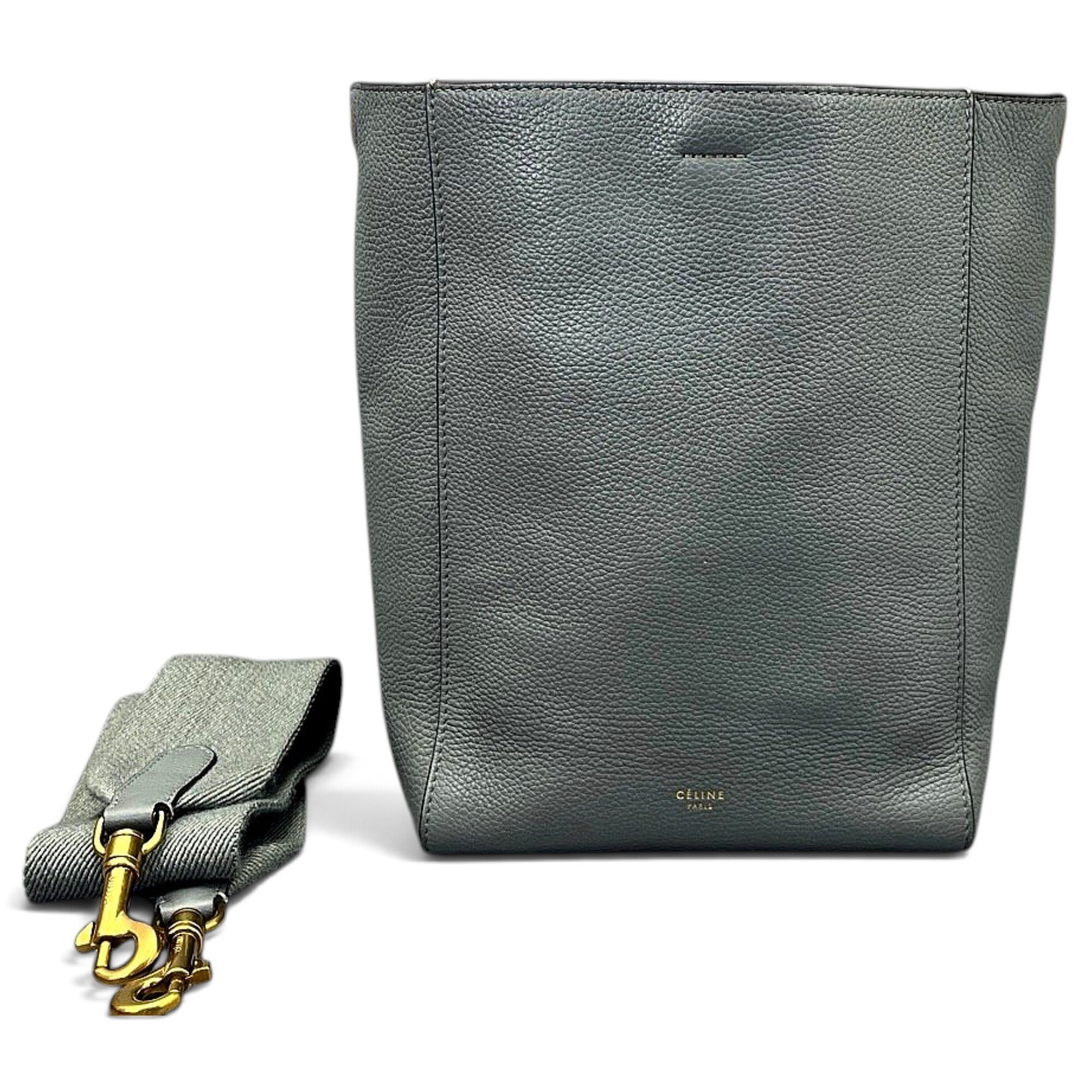 Seau Sangle leather tote