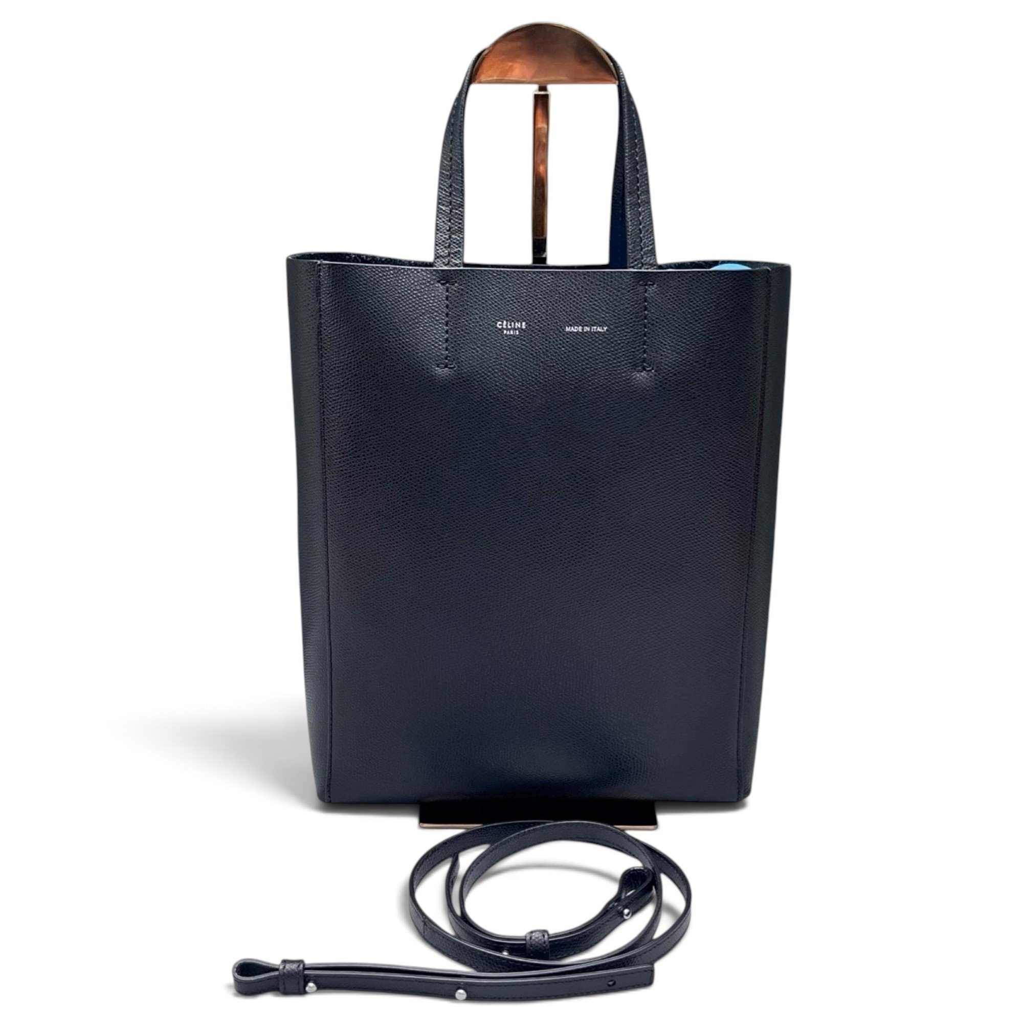 Cabas Vertical leather tote