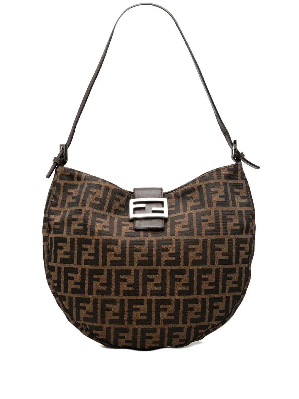 2000-2010 Zucca Canvas Croissant Hobo shoulder bag