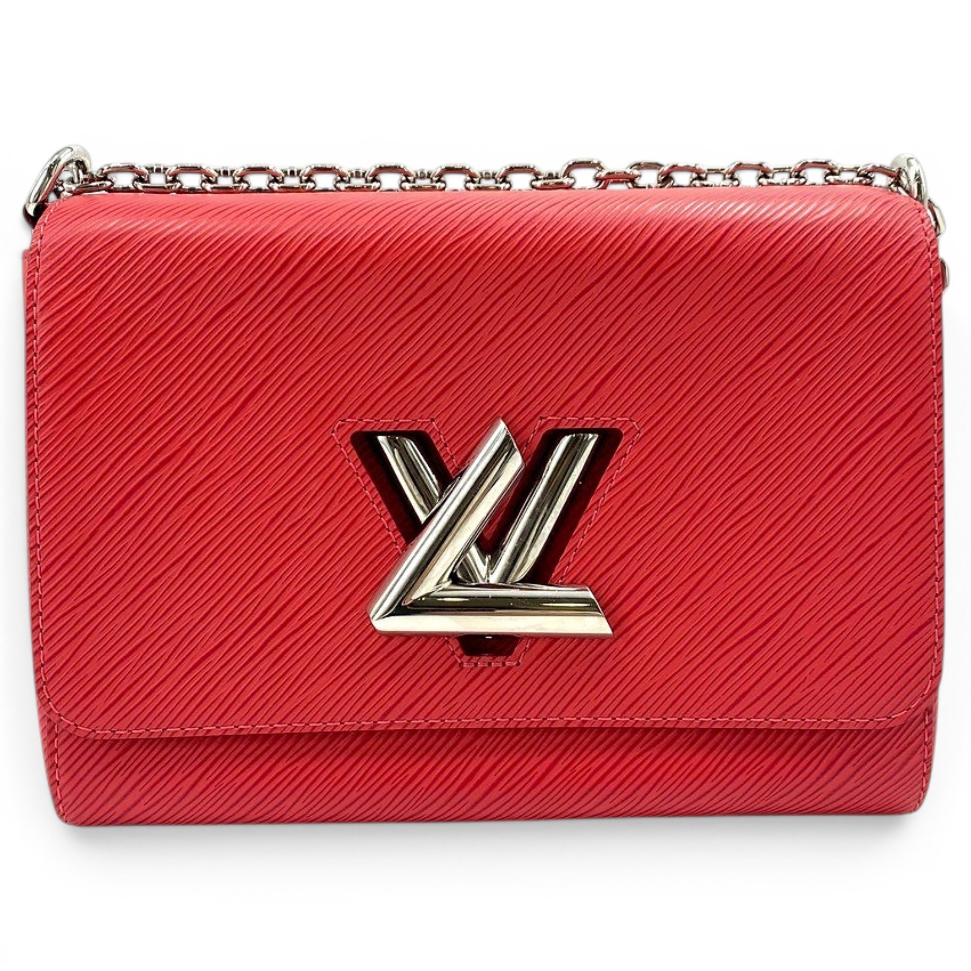 Twist leather handbag