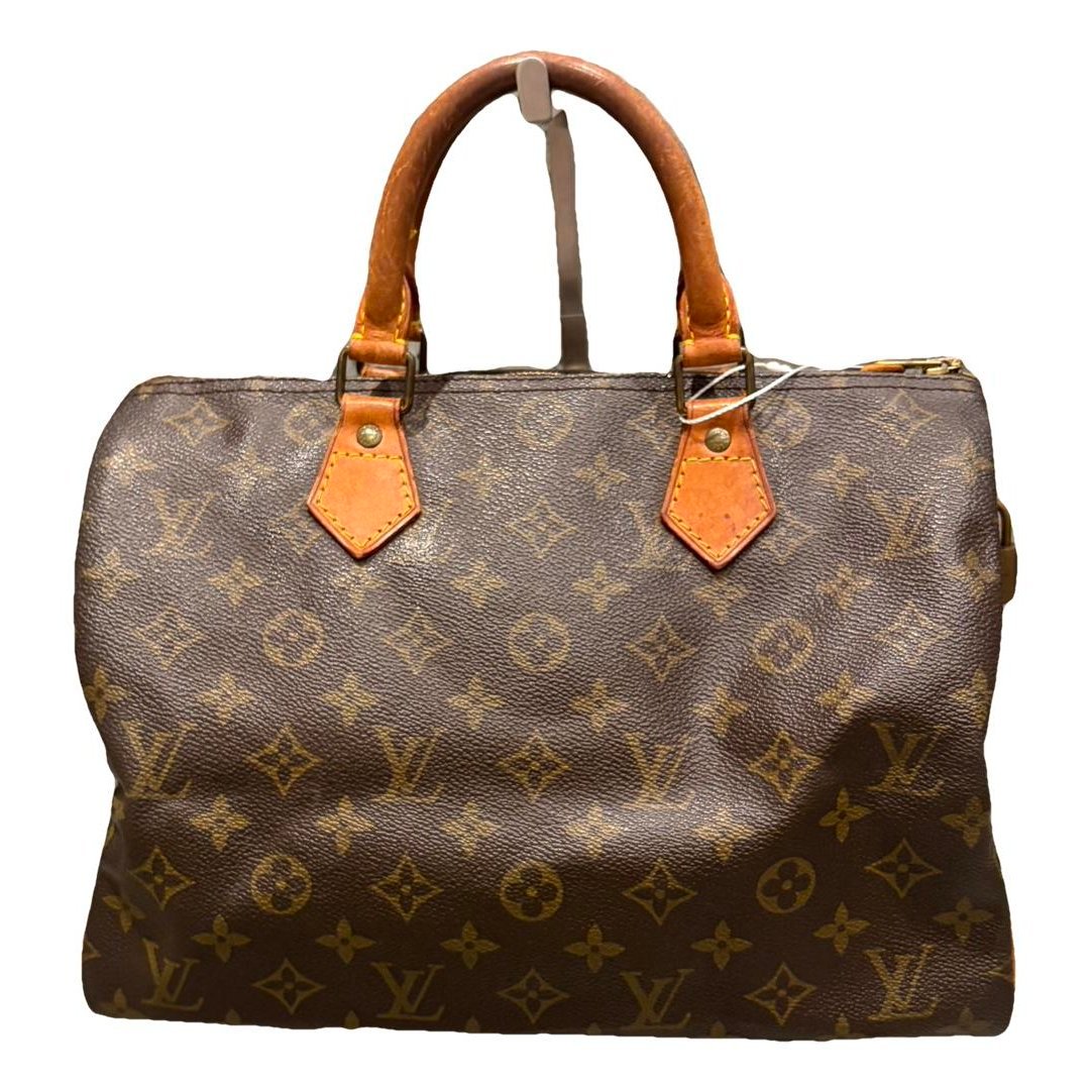Speedy leather handbag