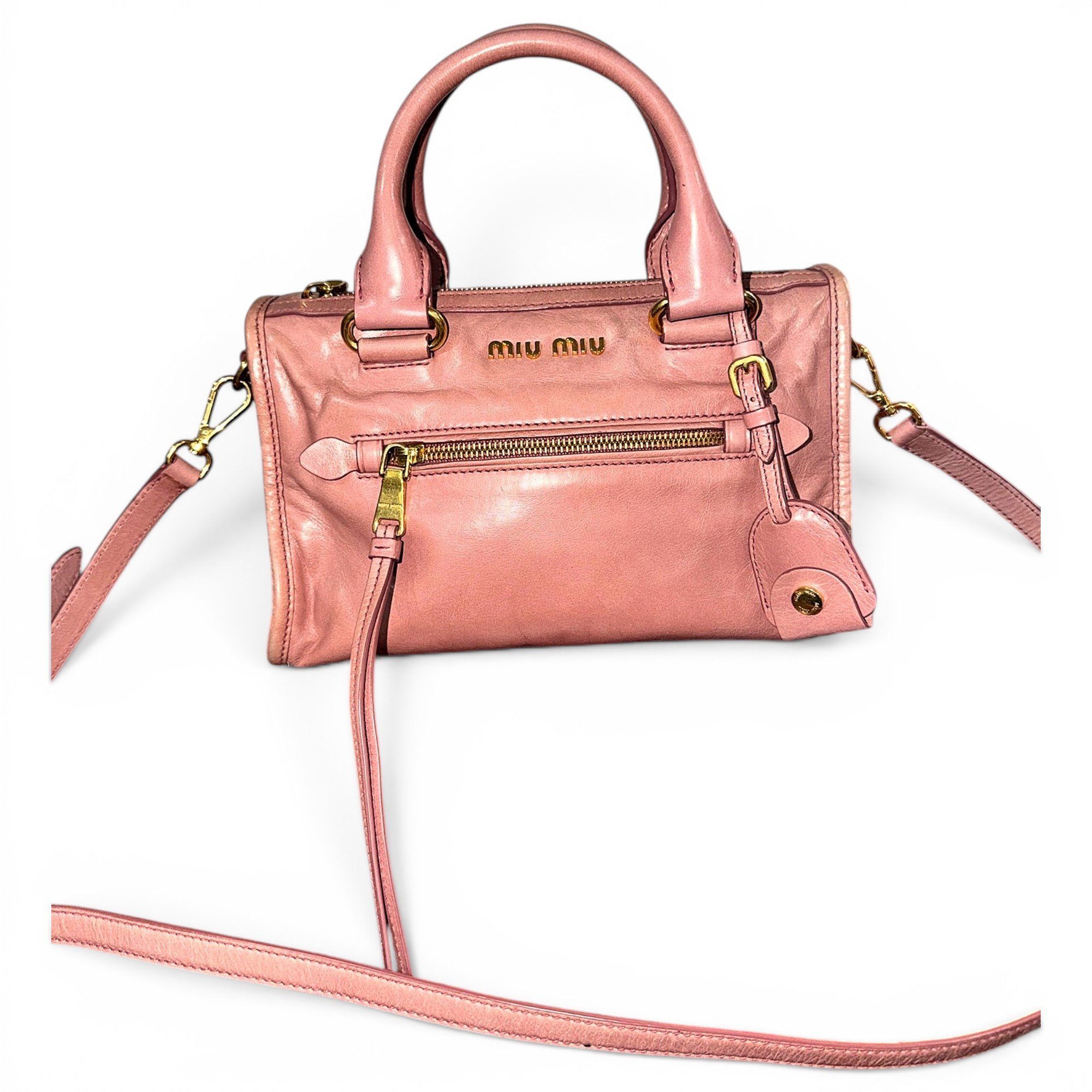 Leather satchel