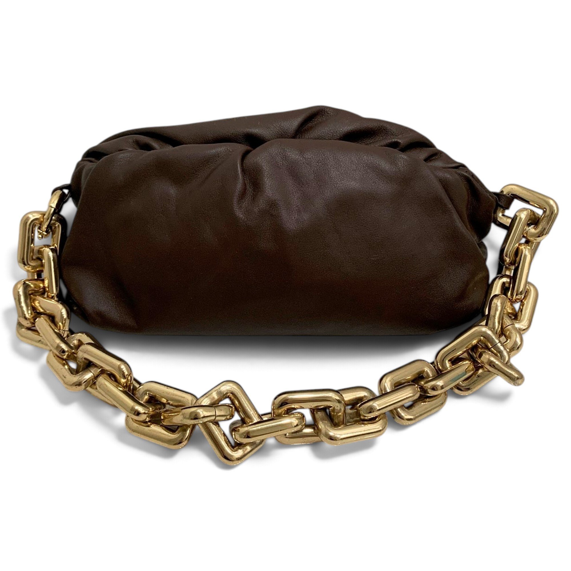 Chain Pouch leather handbag