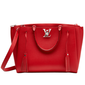 Louis Vuitton Rubis Calf Skin Lockmeto Silvertone Hardware