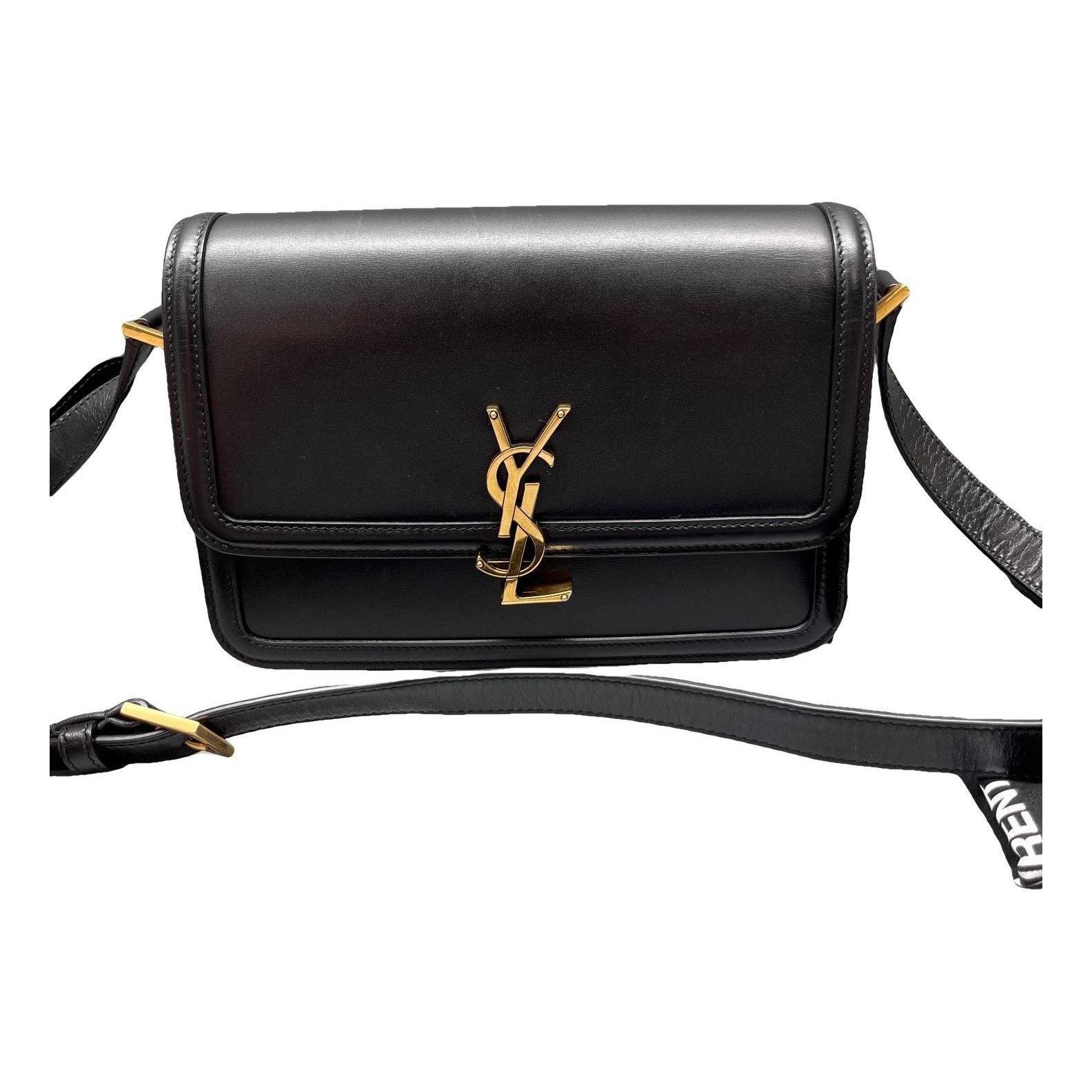 Solférino leather handbag