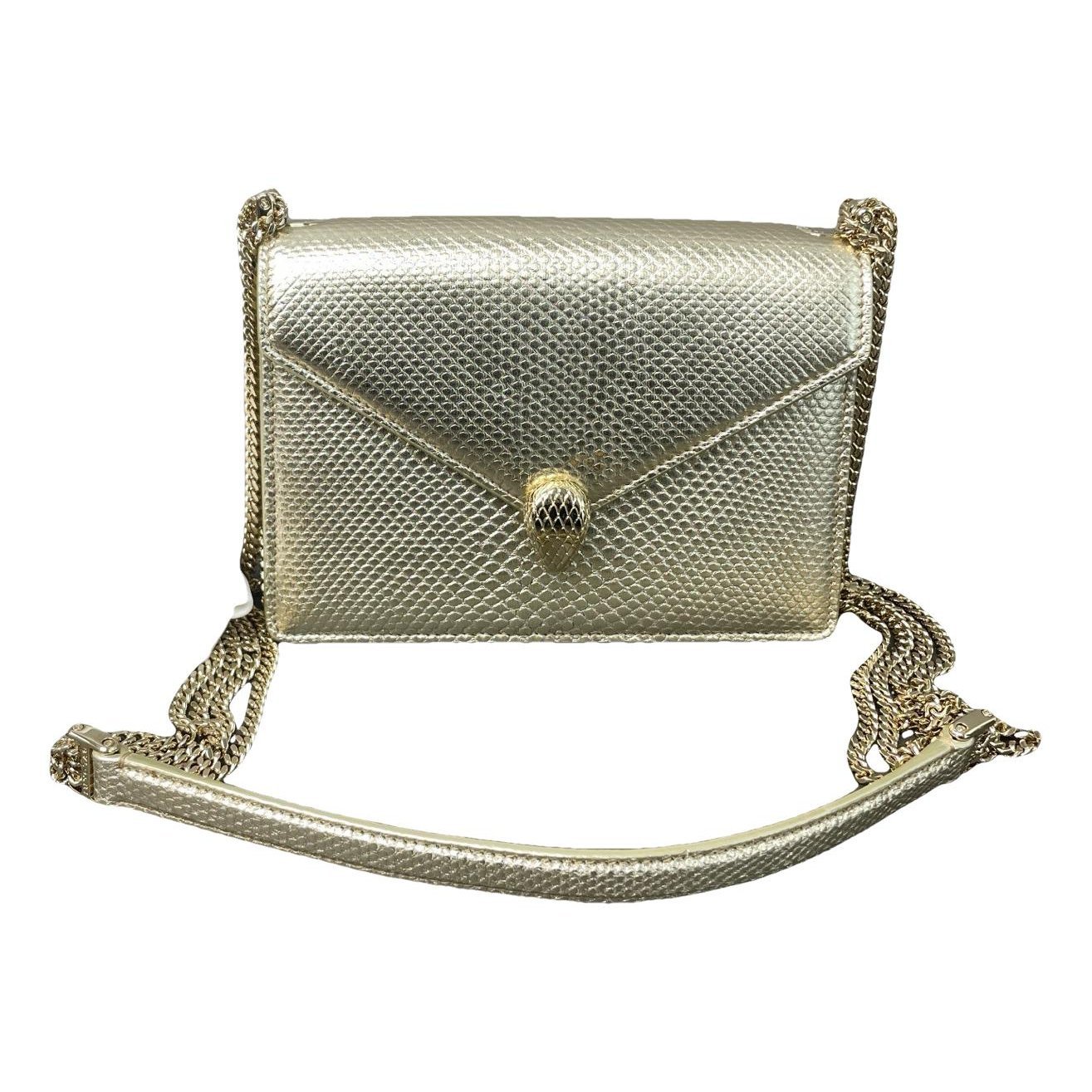 Serpenti leather handbag