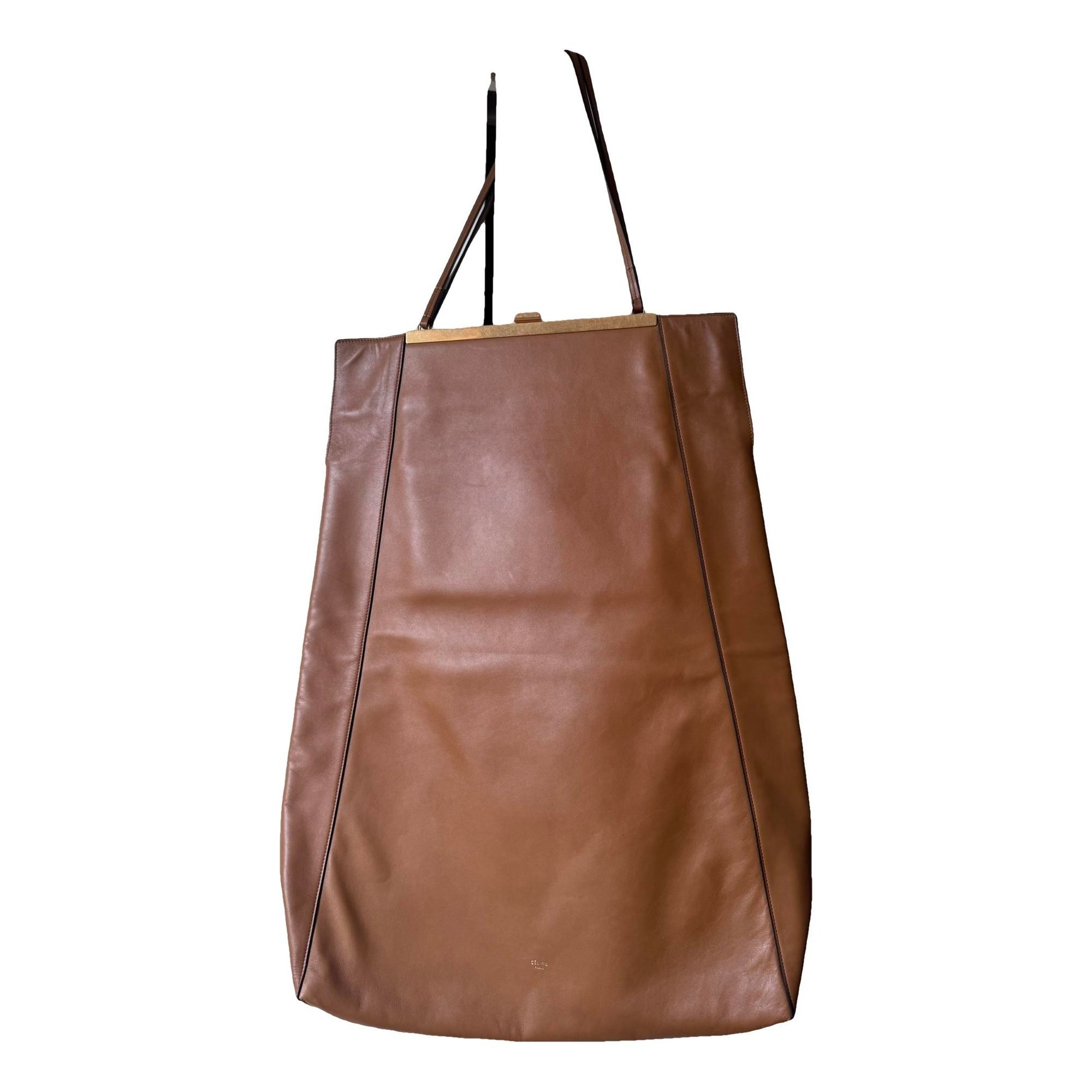 Leather tote