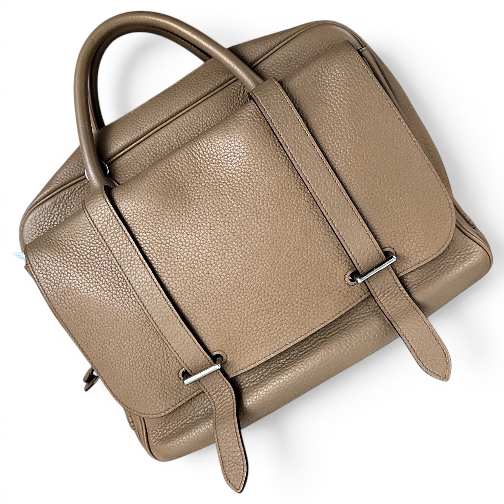 Leather backpack