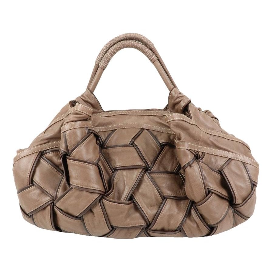 Leather handbag
