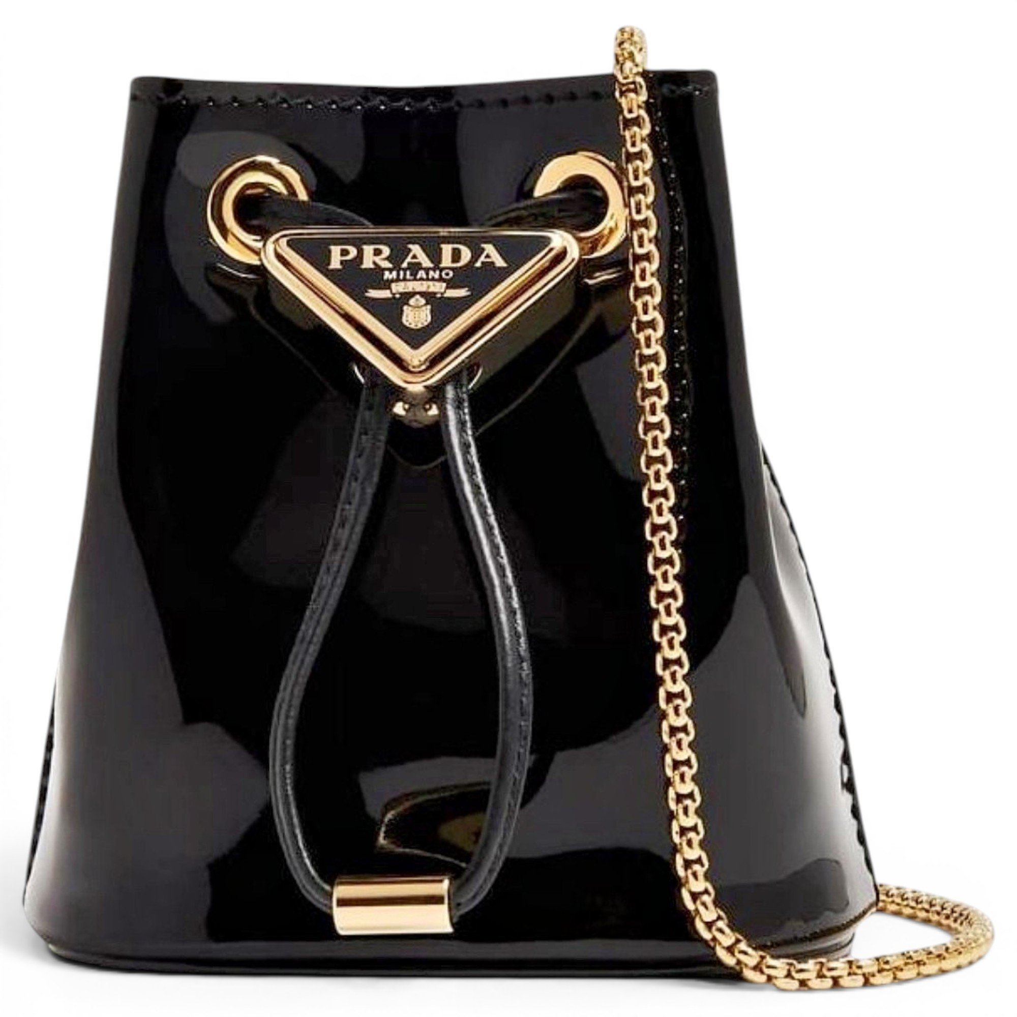 Patent leather mini bag