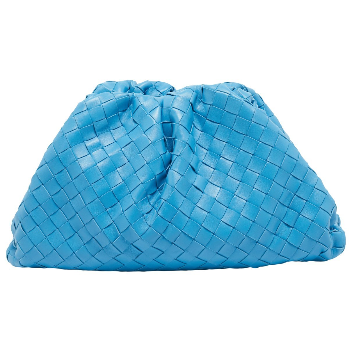 Pouch leather clutch bag