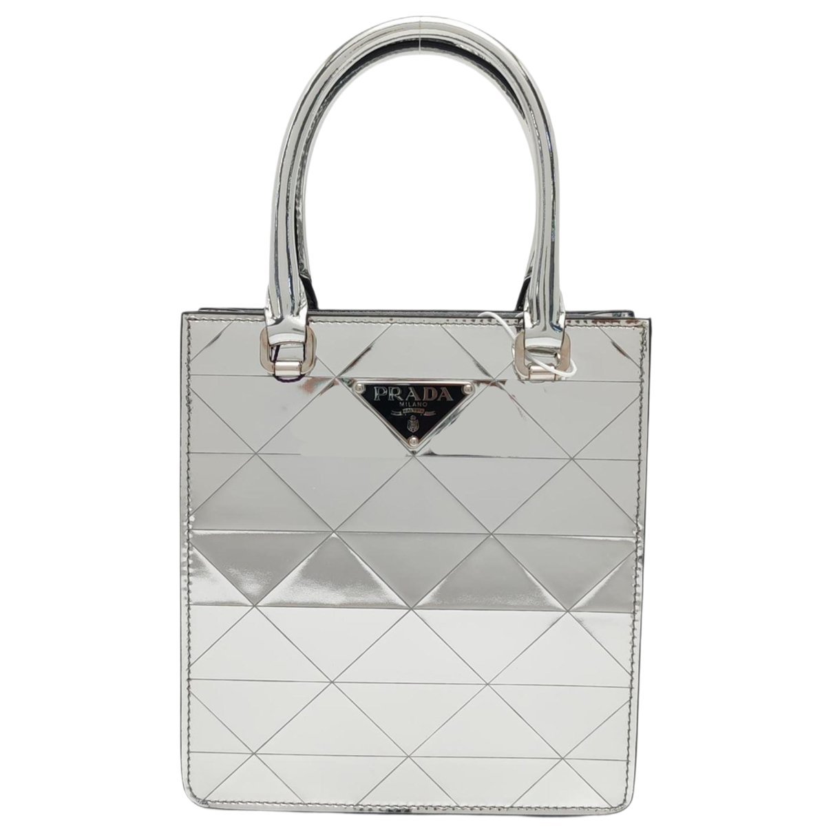 Panier patent leather handbag
