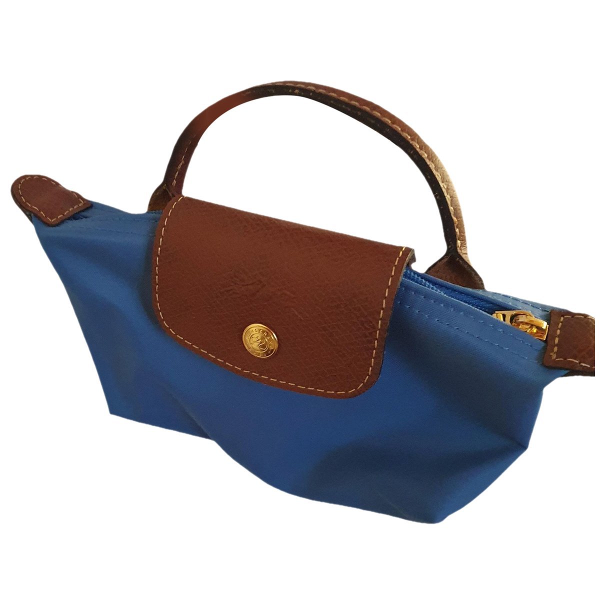 Longchamp Pliage cloth clutch bag