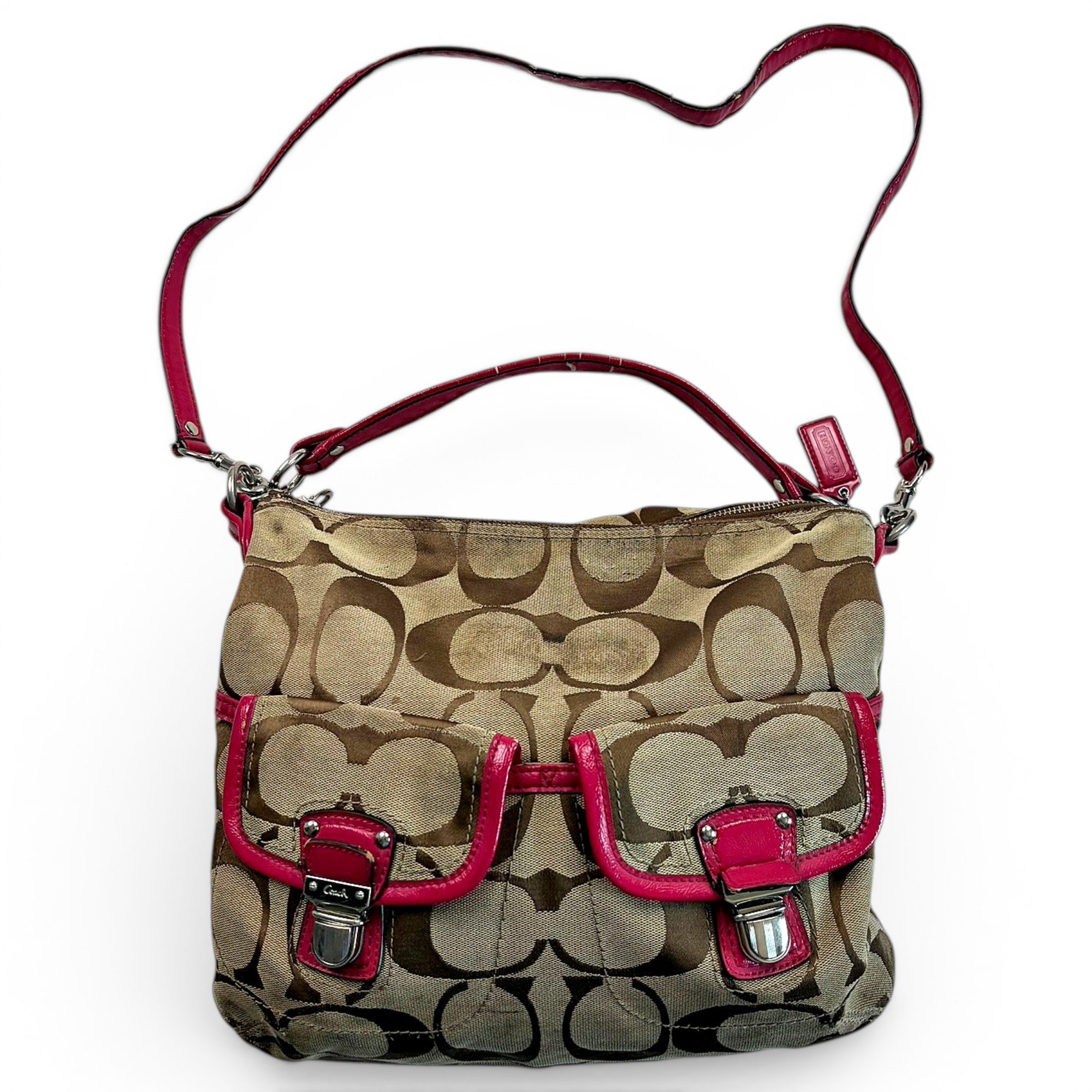 Signature Sufflette leather handbag