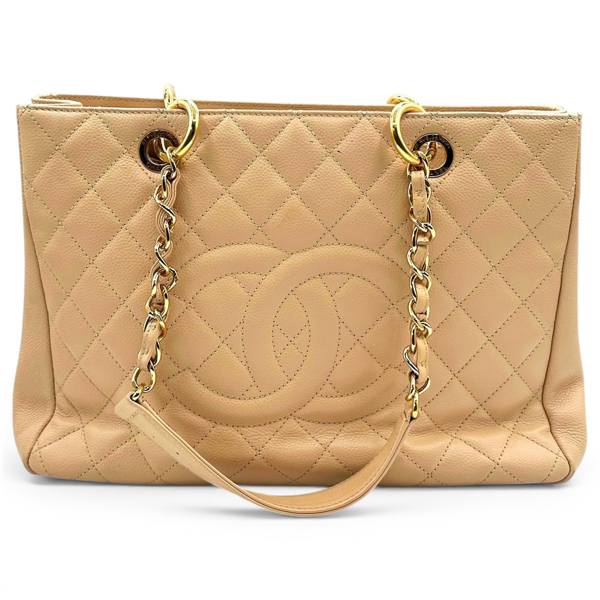 Grand shopping leather tote