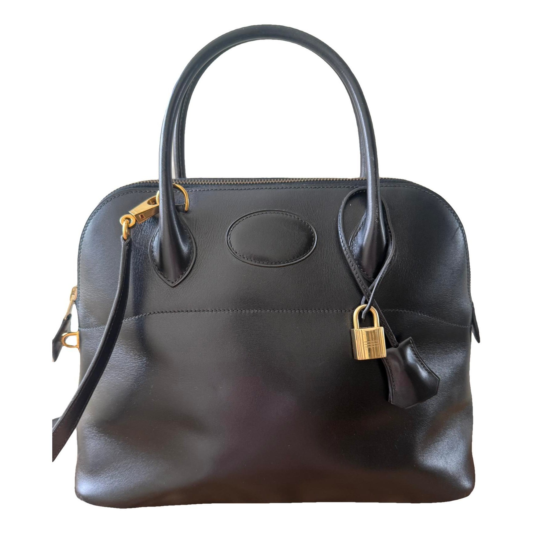 Bolide leather handbag