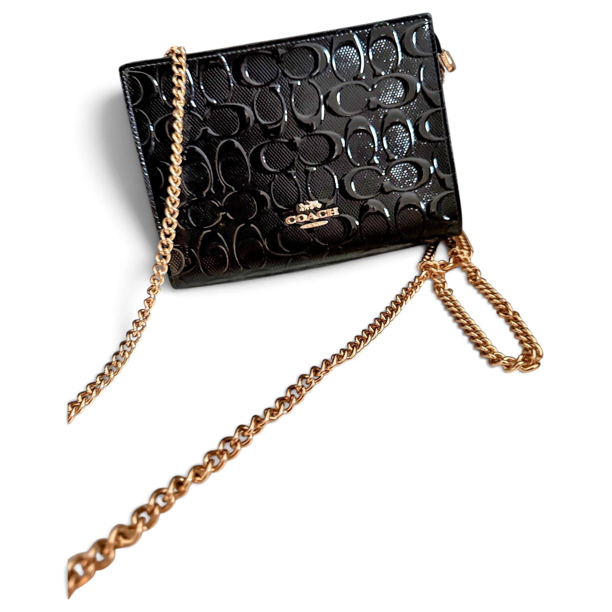 Smooth Crossbody patent leather crossbody bag