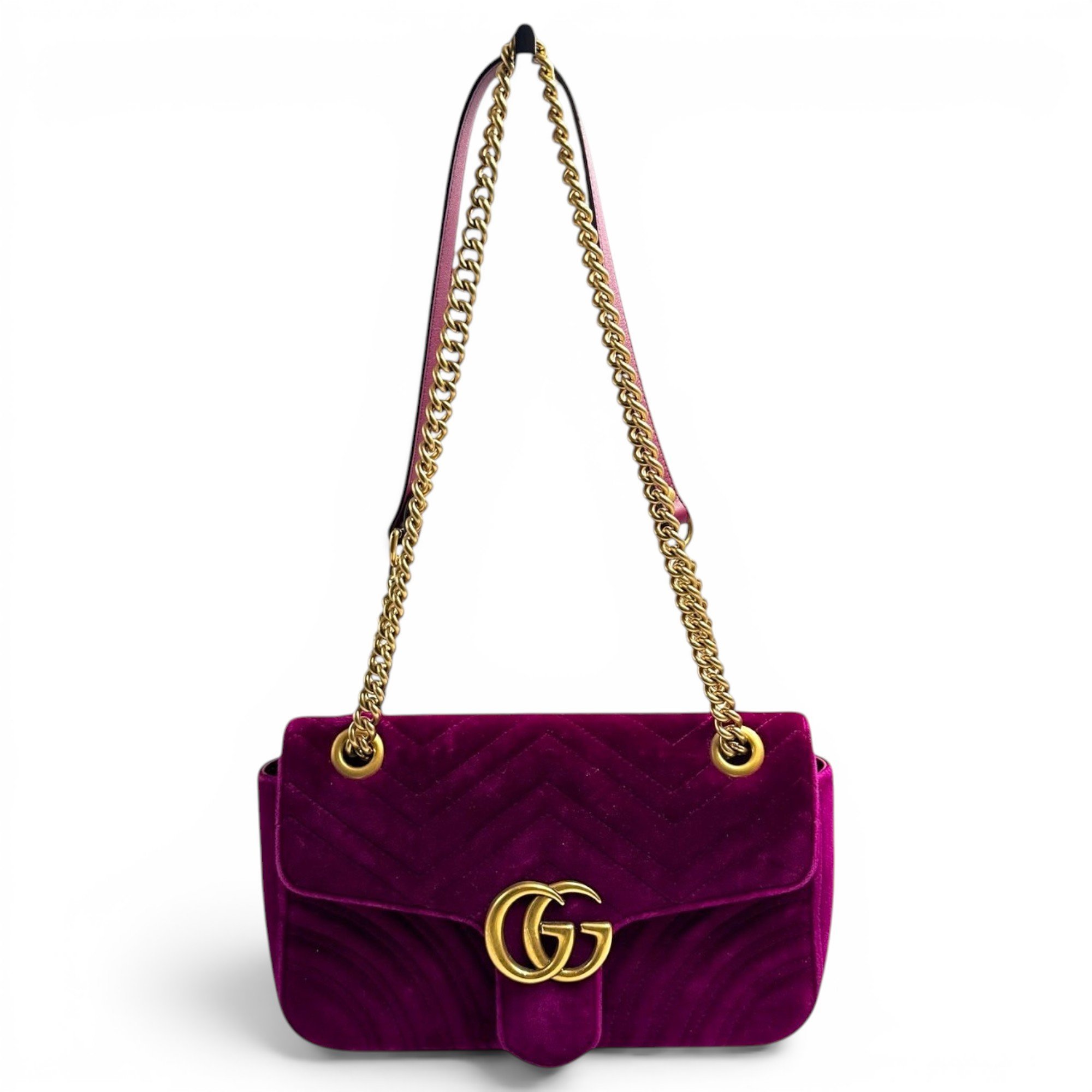 Marmont velvet crossbody bag