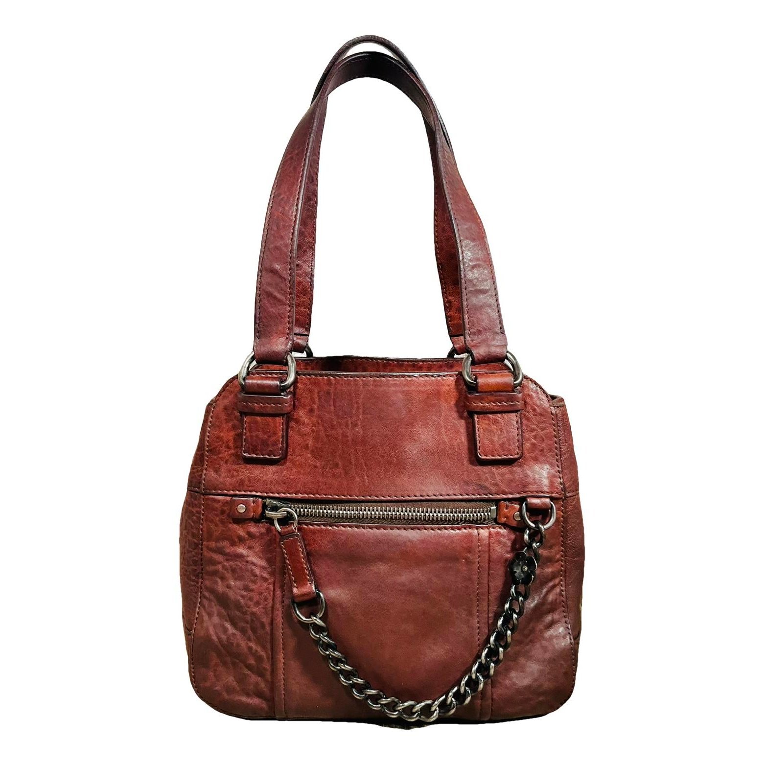 Leather handbag