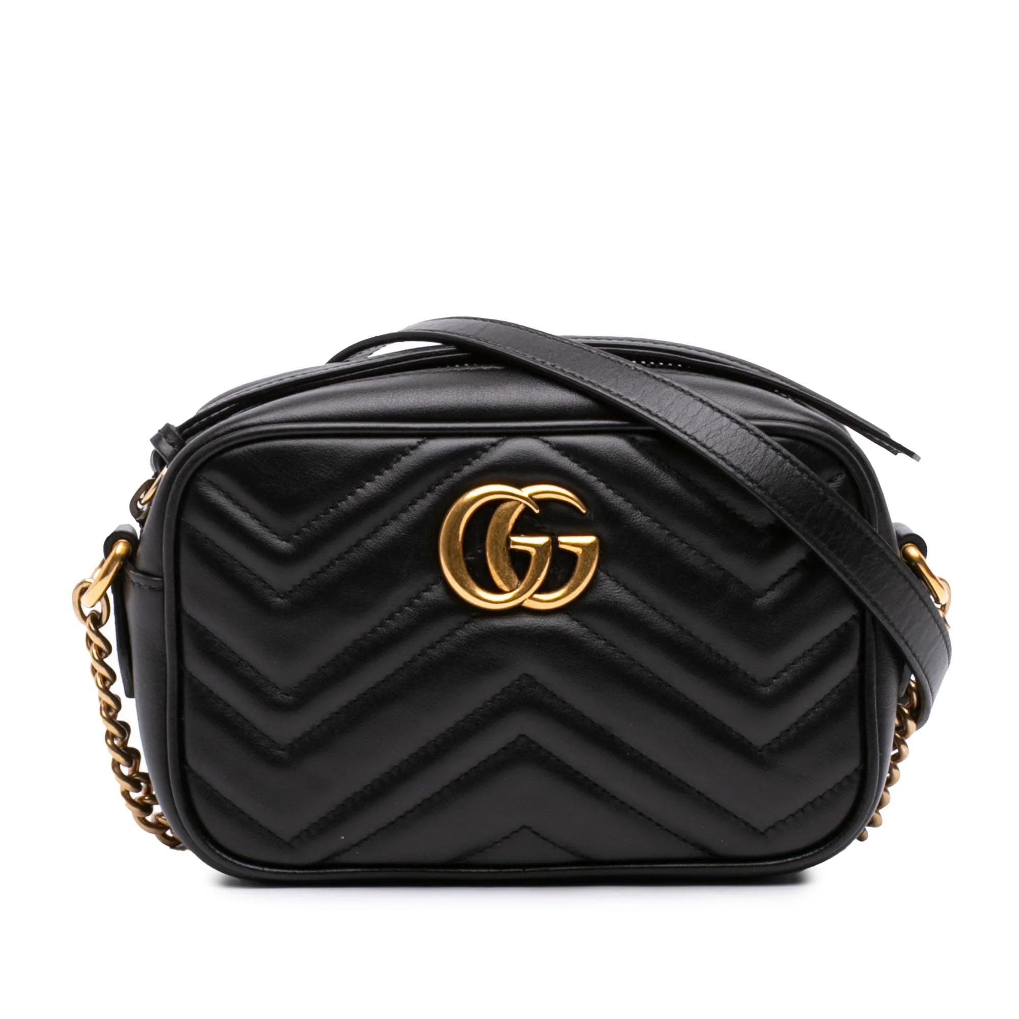 GG Marmont pony-style calfskin handbag