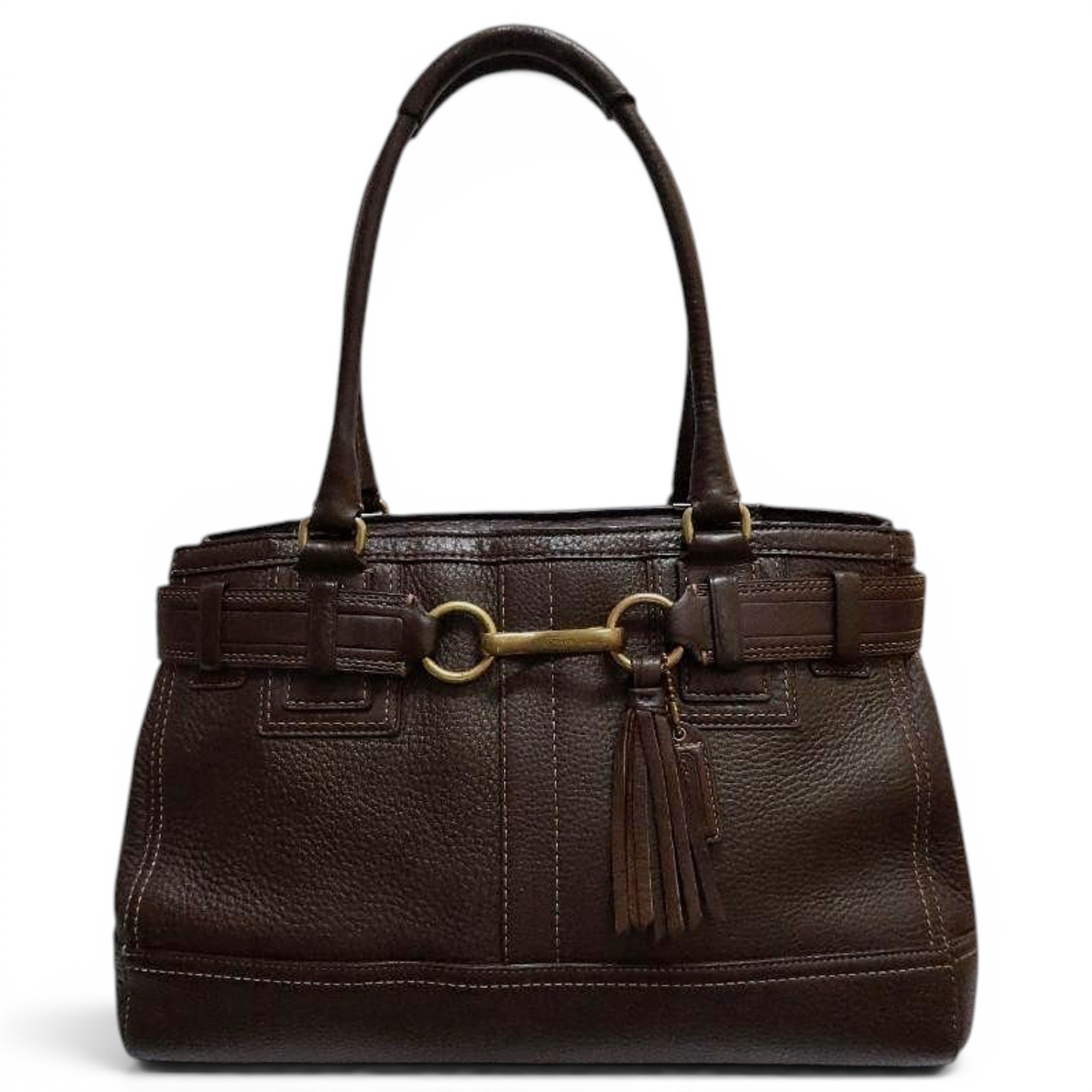 Leather handbag