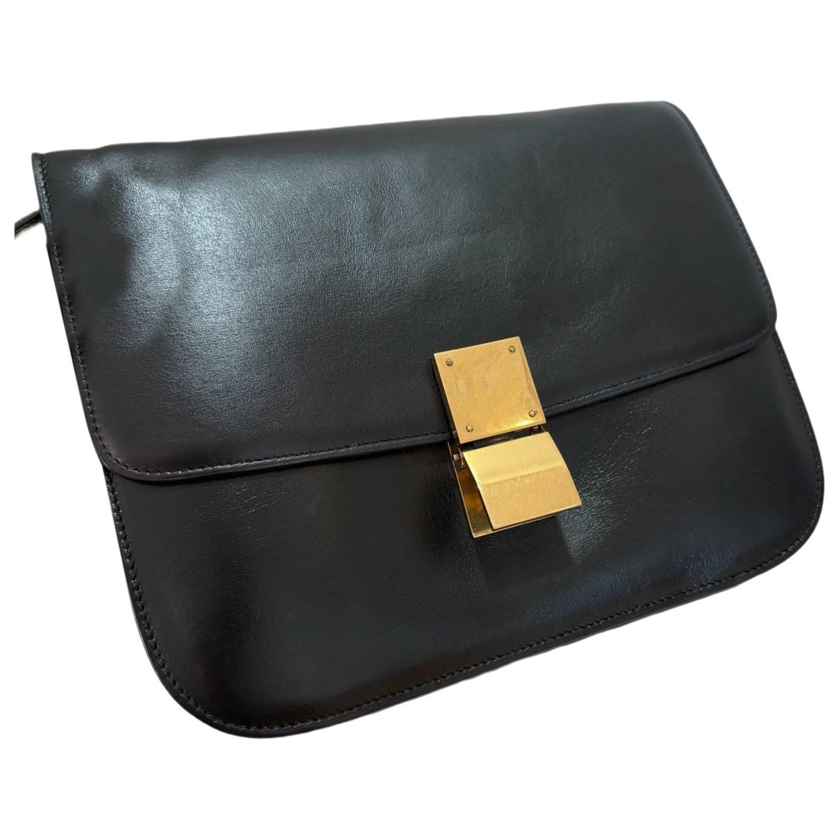 Classic leather crossbody bag