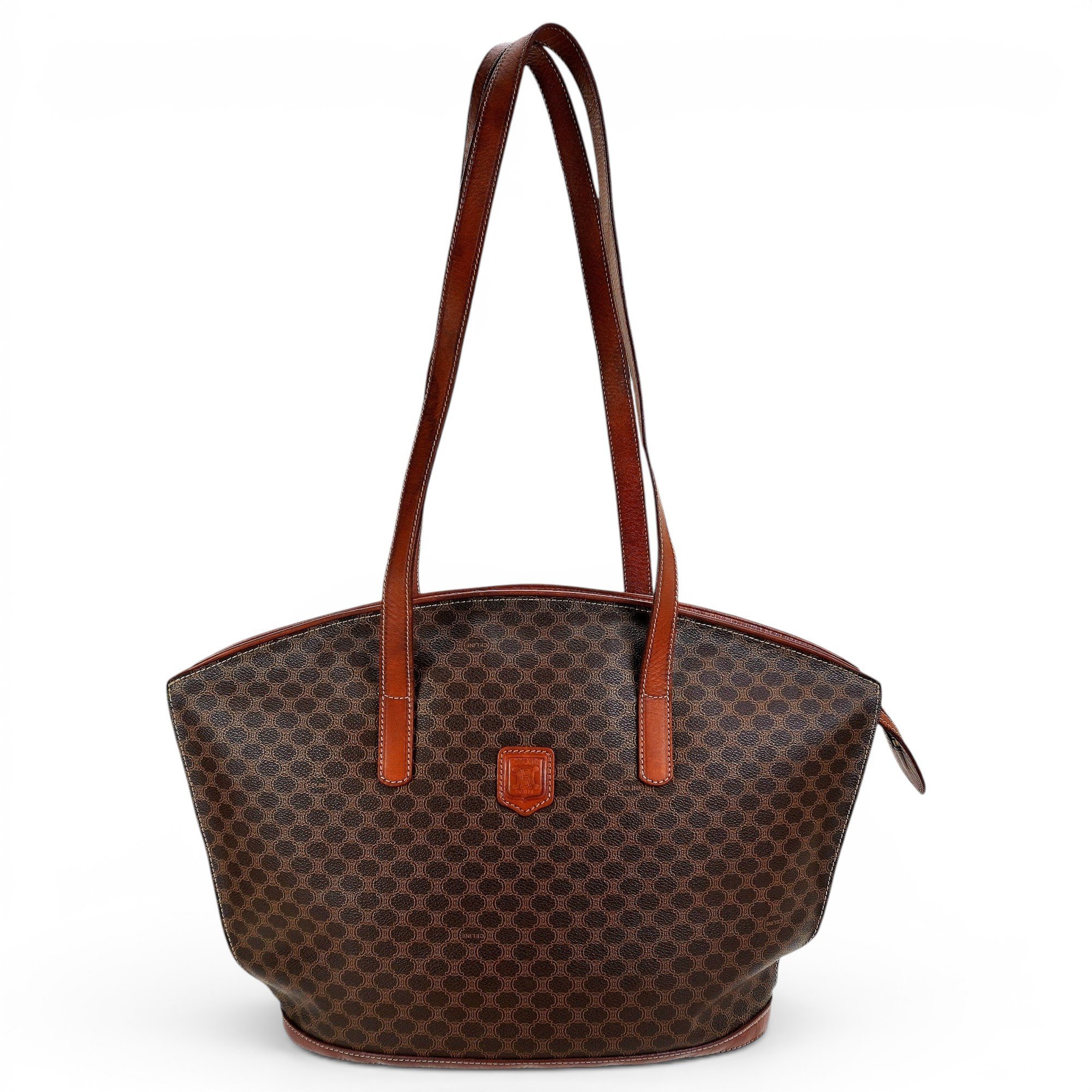 Triomphe leather handbag