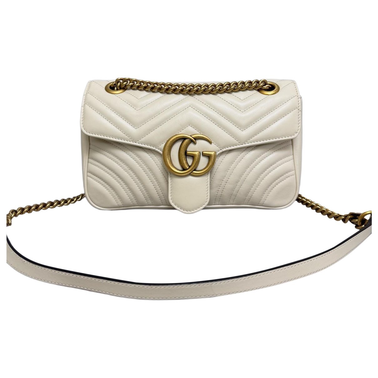 GG Marmont Flap leather handbag
