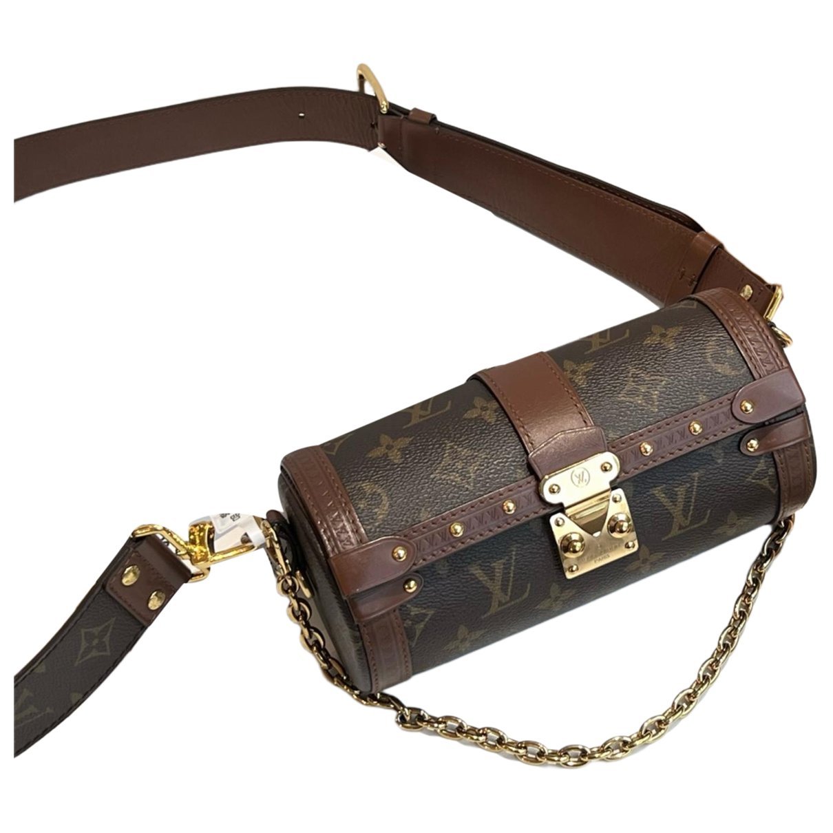 Papillon Trunk leather handbag
