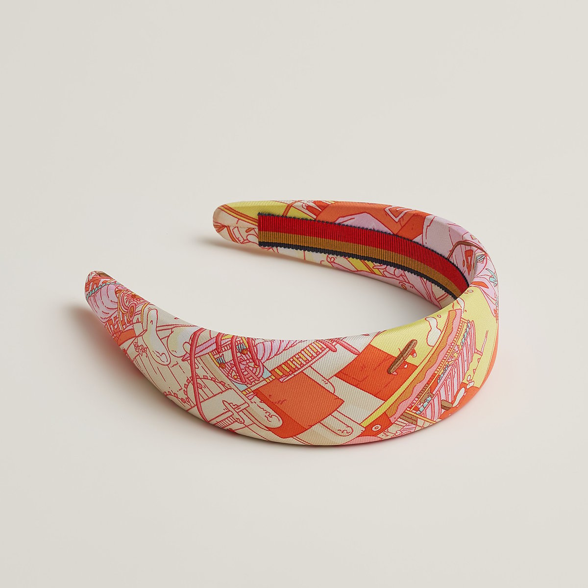 エルメス ヘアバンド 《ジナ》 《馬の伝説》 Orange｜定価と入荷履歴
