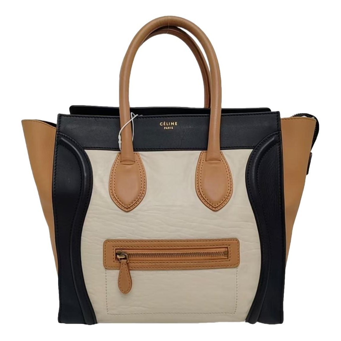 Luggage leather tote